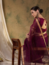 Womens Fashion Ethnic Wine Color Sarees-MLSHWSA1373WNE0ONE